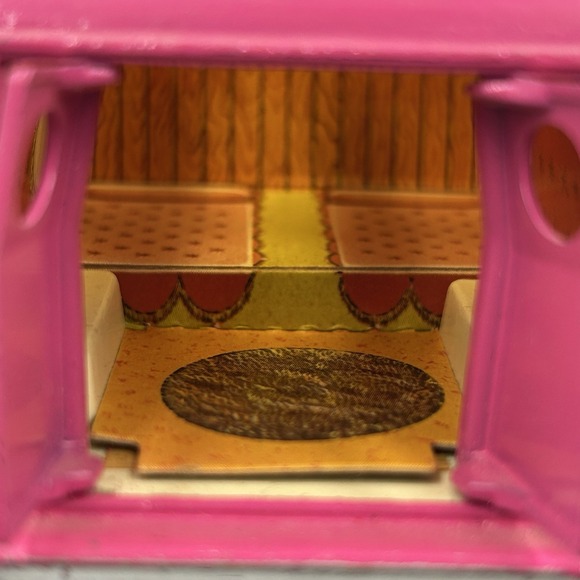 VTG 1977 Corgi Juniors Charlies Angels Pink Chevy Van Die-Cast 1:64 w Sunroofs ! - Picture 10 of 12